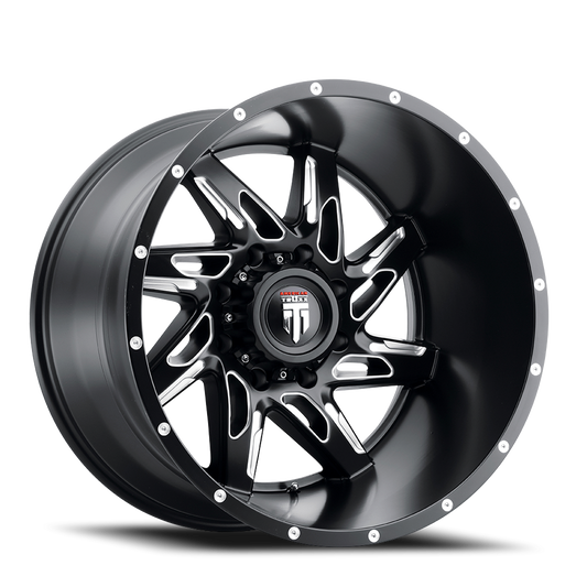 American Truxx Spyder AT183 — Black/Milled