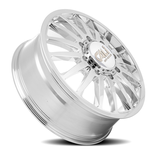 Cali Off-Road Summit Dually 9110D Polished wheel, front dually wheel