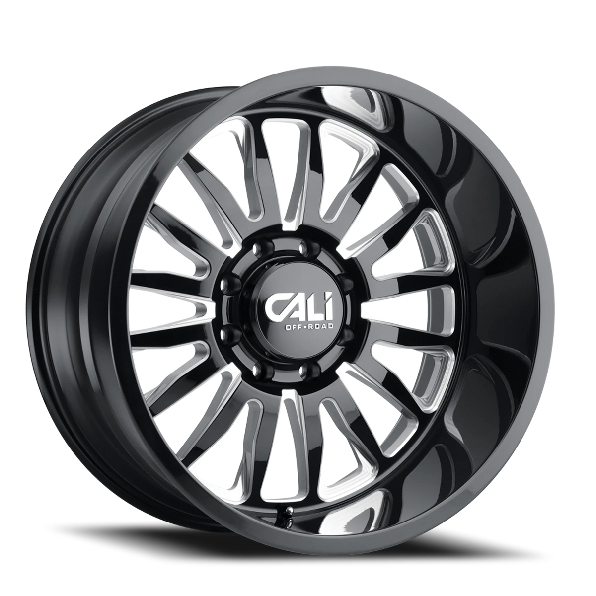 Cali Off-Road Summit New Design 9110 — Gloss Black/Milled Spokes