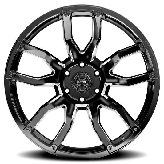 Torque Impact — Gloss Black Premium Milling - front