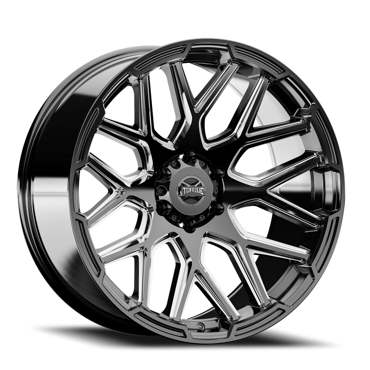 Torque Elite — Gloss Black Milled Spoke
