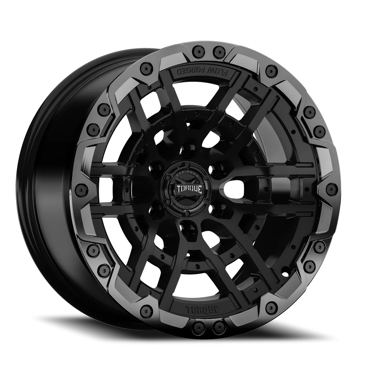 Torque Cliffhanger — Satin Black Gloss Black Lip