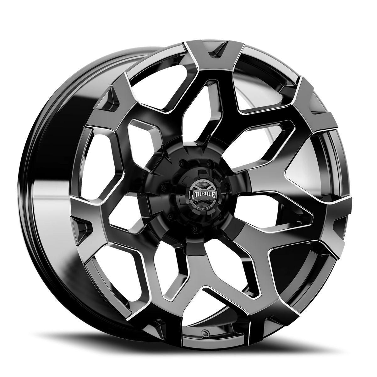 Torque Stance — Gloss Black Milled Spoke