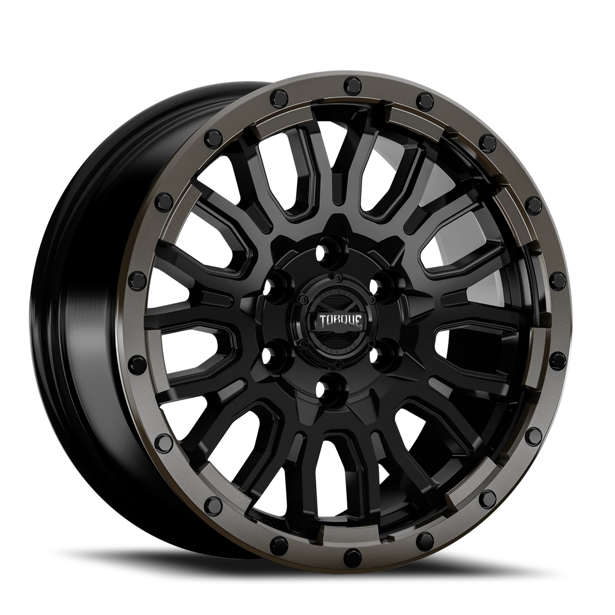 Torque Venture — Satin Black Machined Lip Bronze Tint