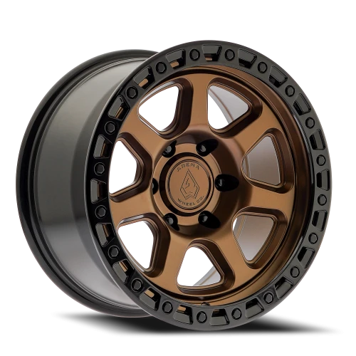 Arena Wheels Throttle Wheels — 17"-20" × 9 Smoked Bronze Center Glossy Black Lip