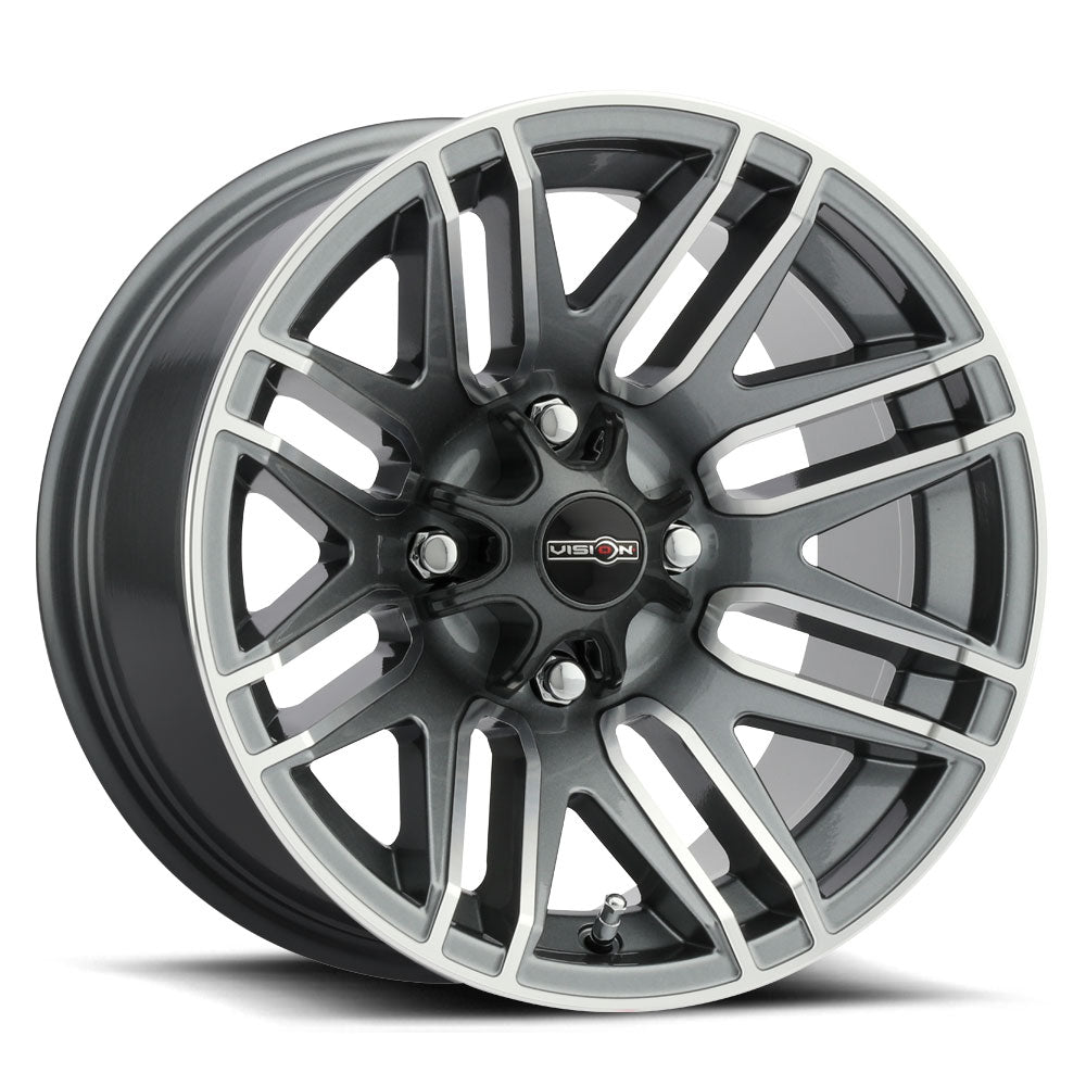 Vision ATV/UTV Assault UTV — Gunmetal Machined Face