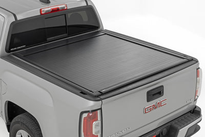 Rough Country Powered Retractable Bed Cover for Chevy/Gmc with 5' Bed — installed at Road Runner Wheels & Tires · primary view