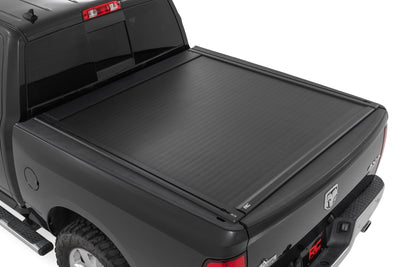 Rough Country Powered Retractable Bed Cover for Ram 1500 09-18 — installed at Road Runner Wheels & Tires · primary view