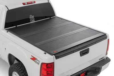 Rough Country Hard Low Profile Bed Cover for Chevy/Gmc — installed at Road Runner Wheels & Tires · primary view