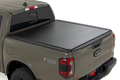 Rough Country Hard Roll Up Bed Cover for Ford Ranger 2024-2025 with 5' Bed — installed at Road Runner Wheels & Tires · primary view