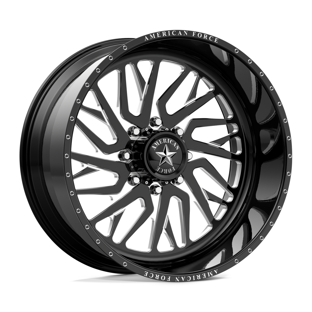 American Force AFW NOVA SS 8x165.1 Black Milled Wheels – Road Runner ...
