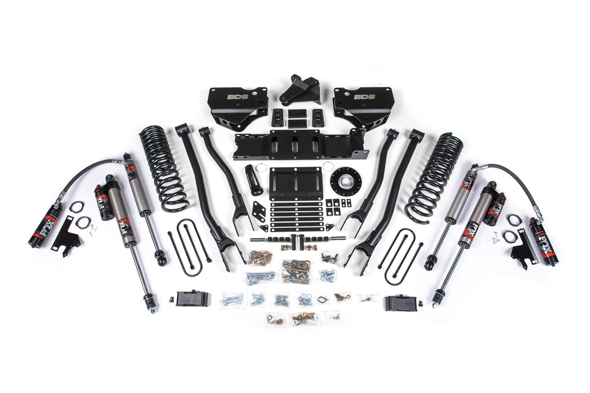 4 Inch Lift Kit w/ 4-Link | Extended Travel | Ram 3500 (25-27) 4WD | Diesel
