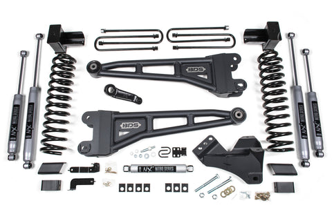 4 Inch Lift Kit w/ Radius Arm | Ford F250/F350 Super Duty (17-19) 4WD | Gas