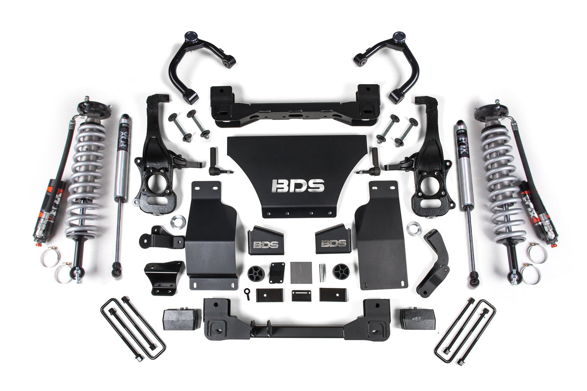 6 Inch Lift Kit | FOX 2.5 Performance Elite Coil-Over | Chevy Silverado or GMC Sierra 1500 (19-26) 4WD | Gas