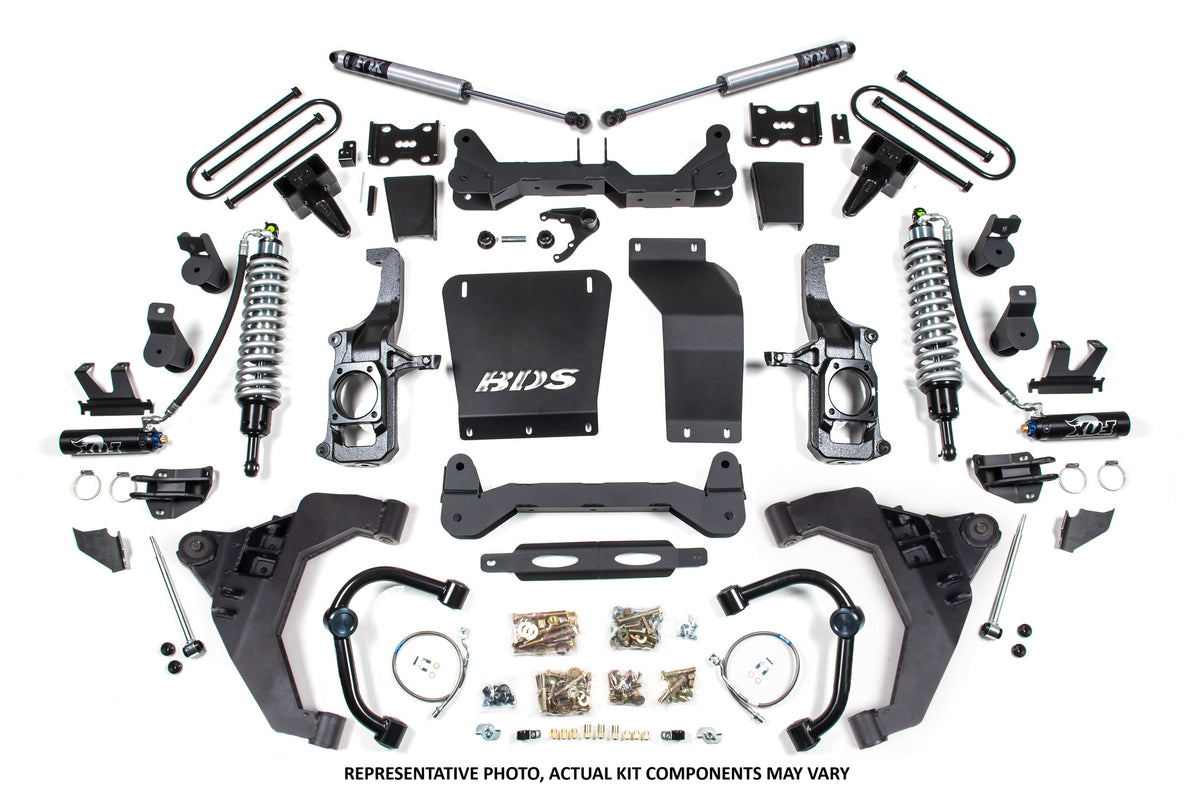 6.5 Inch Lift Kit | FOX 2.5 Coilover Conversion | Chevy Silverado or GMC Sierra 2500HD/3500HD (11-19) | Diesel