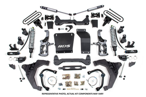 6.5 Inch Lift Kit | FOX 2.5 Coilover Conversion | Chevy Silverado or GMC Sierra 2500HD/3500HD (11-19) | Diesel