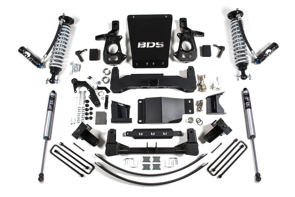 8 Inch Lift Kit | FOX 2.5 Coilover DSC | Chevy Silverado or GMC Sierra 1500 (14-18) 4WD