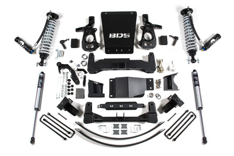 8 Inch Lift Kit | FOX 2.5 Coilover DSC | Chevy Silverado or GMC Sierra 1500 (14-18) 4WD
