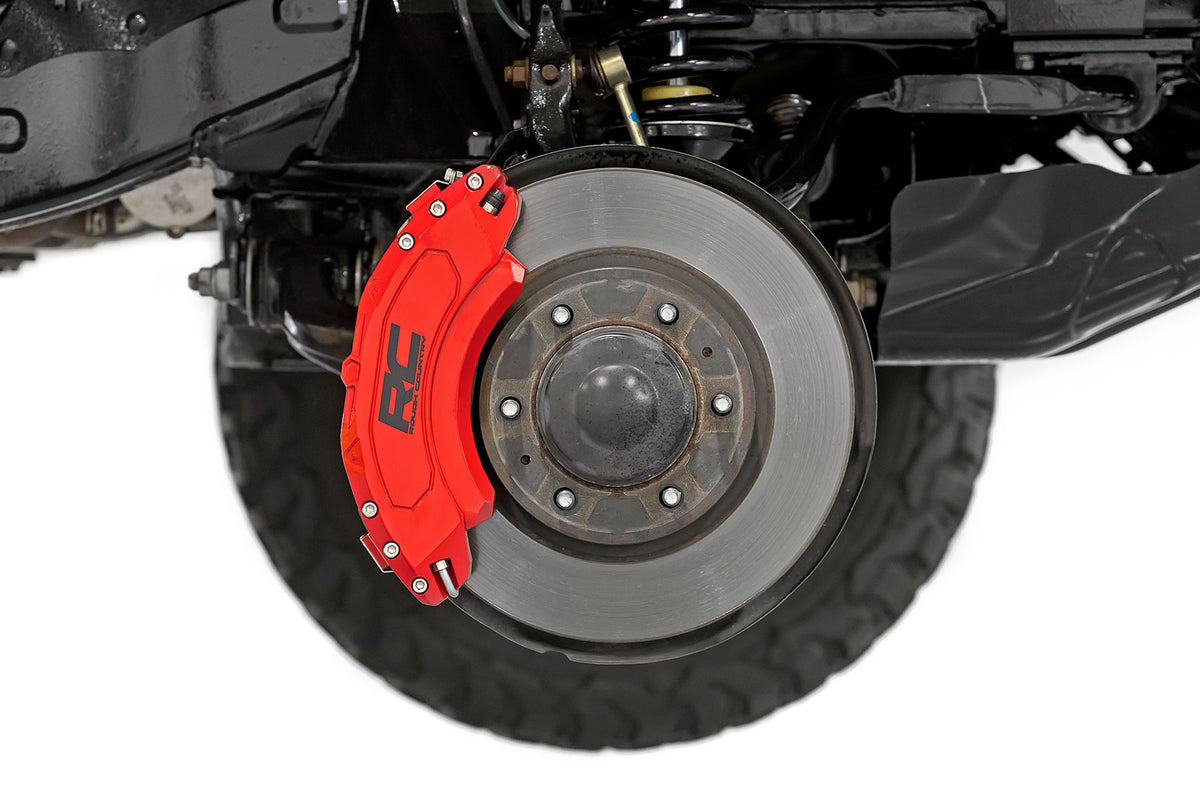 Caliper Covers | Front and Rear | Red | Chevy/GMC Sierra 1500 (19-26)/Silverado 1500 (19-26)