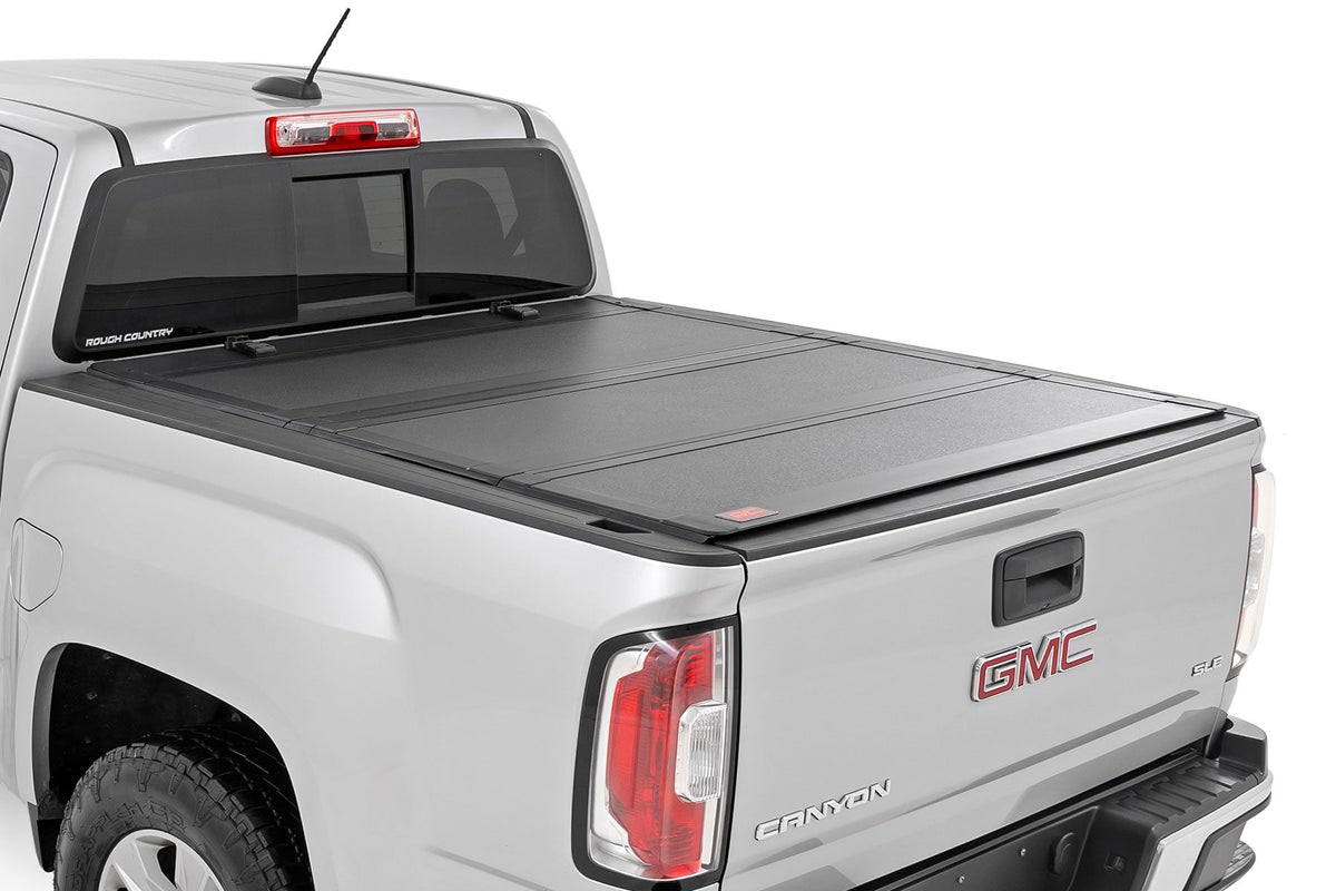 Hard Tri-Fold Flip Up Bed Cover | 5' Bed | Chevy/GMC Canyon/Colorado (15-26)