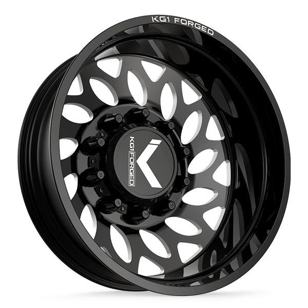 KG1 Forged LOTUS-D — Gloss Black Milled Rear 