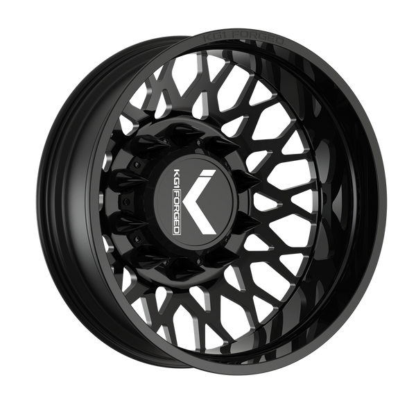 KG1 Forged TORTURE-D — Gloss Black Milled Rear 