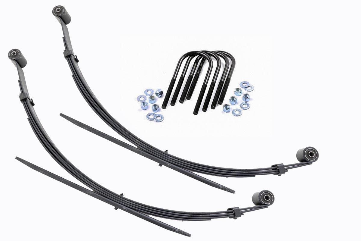 Rear Leaf Springs | 4" Lift | Pair | Ford F-250/f-350 Super Duty 4wd (99-04)