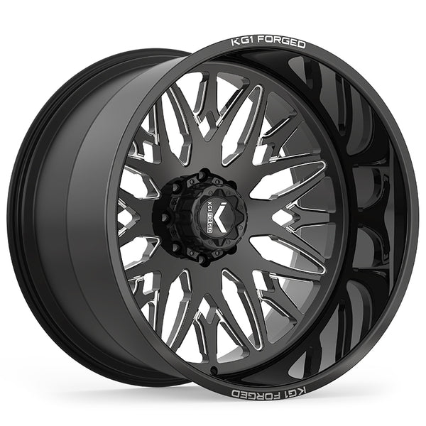 KG1 Forged TRIDENT — Gloss Black Milled Gloss Black Milled