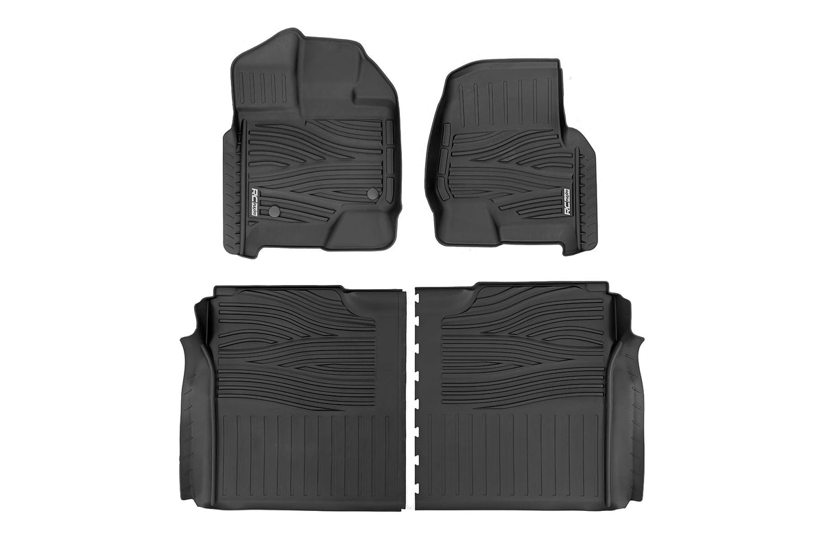 Flex-Fit Floor Mats | FR & RR | Ford F-150 (15-26)/F-150 Lightning (22-26)/Raptor (17-25)