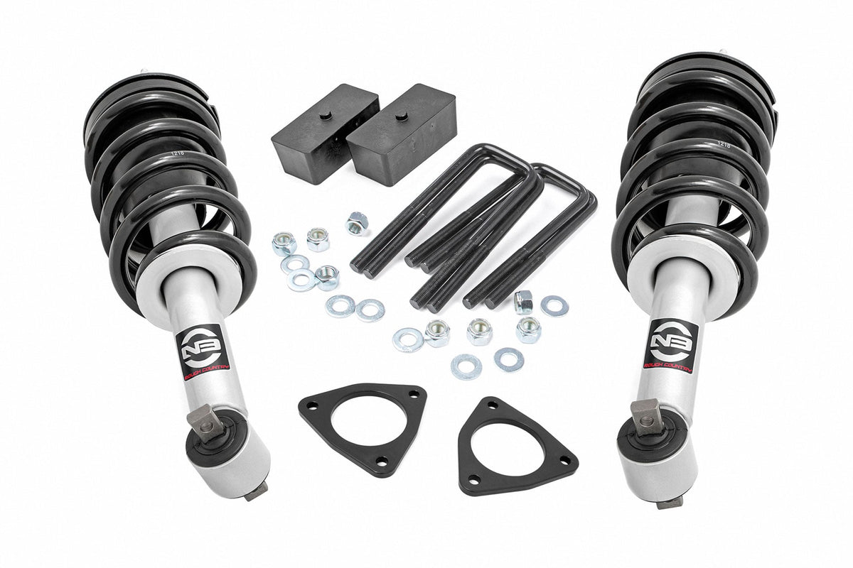 2.5 Inch Lift Kit | Alu/cast Steel | N3 Strut | Chevy/gmc 1500 (07-18)