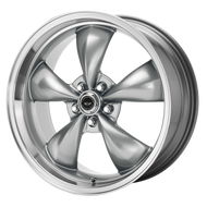 American Racing AR105 TORQ THRUST M — Anthracite W/ Machined Lip