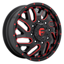 Fuel 1PC D656 TRITON — Gloss Black Red Tinted Clear
