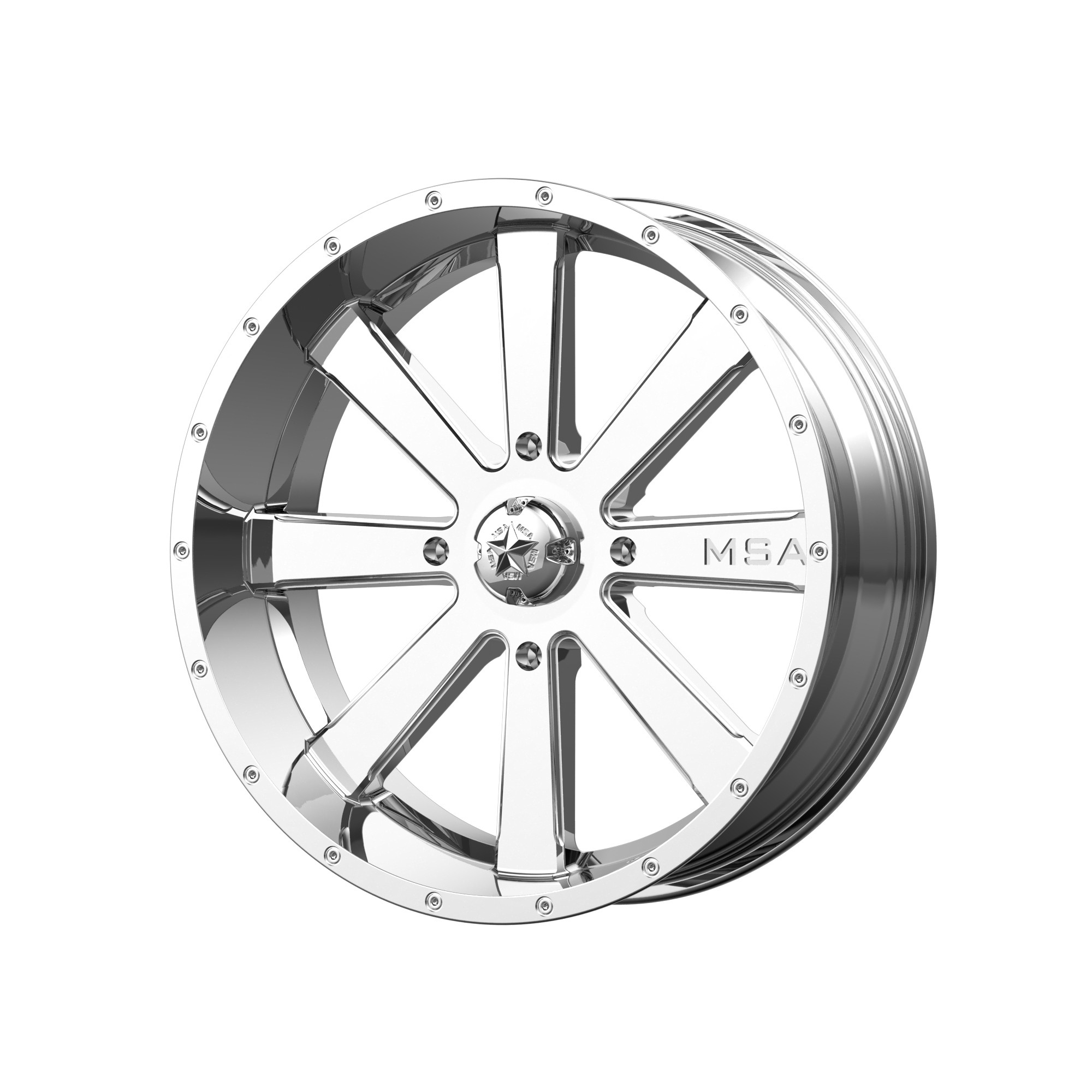MSA Offroad Wheels M34 Flash UTV Chrome Wheels | Road Runner Marietta ...
