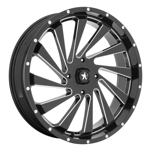 MSA Offroad Wheels M46 BLADE UTV — Gloss Black Milled 