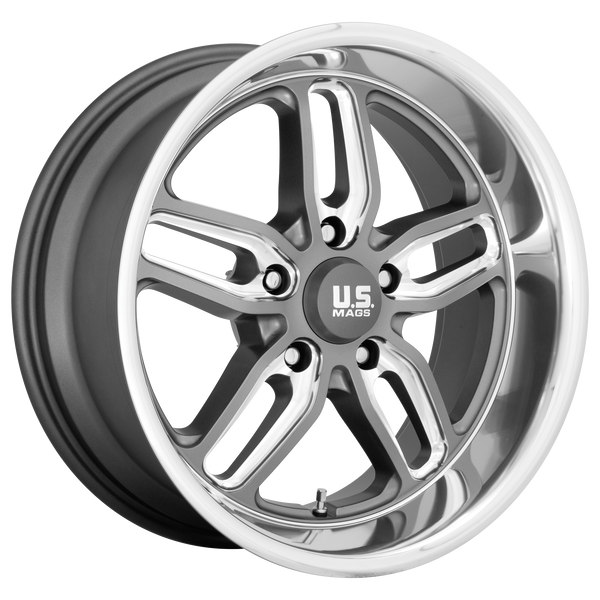 US Mag 1PC U129 CTEN — Matte Gun Metal Milled 
