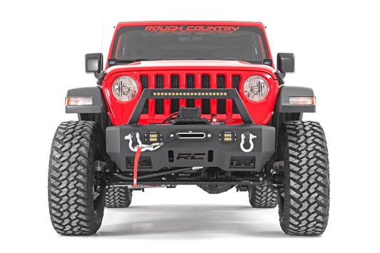 3.5 Inch Lift Kit | Adj Lower | FR D/S | M1R | Jeep Wrangler Unlimited 4WD (18-23) - Rough Country at Road Runner Wheels & Tires Marietta GA