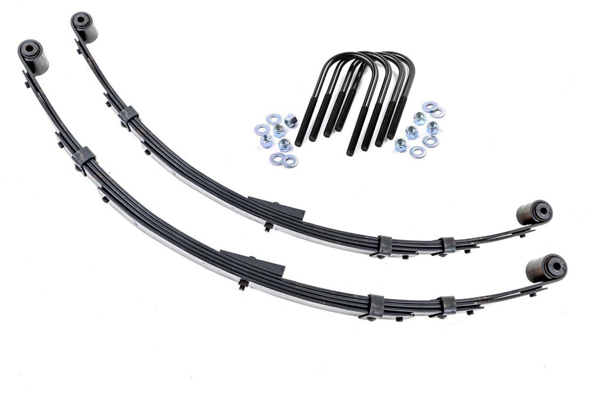 Rear Leaf Springs | 4" Lift | Pair | Jeep Wrangler Yj 4wd (1987-1995)