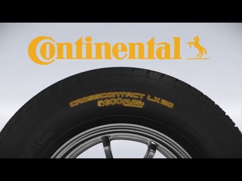 Continental CrossContact LX20 video