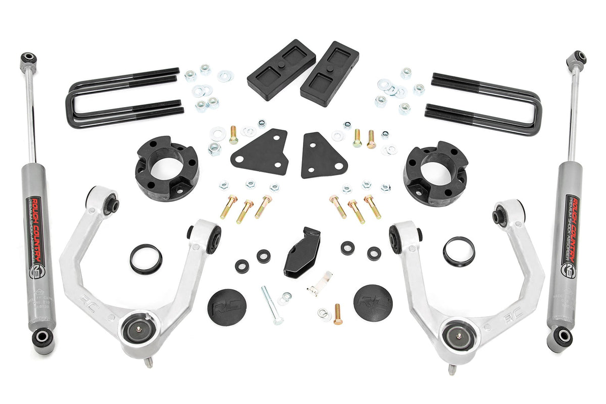 3.5 Inch Lift Kit | N3 | Ford Ranger 4wd (2019-2023)