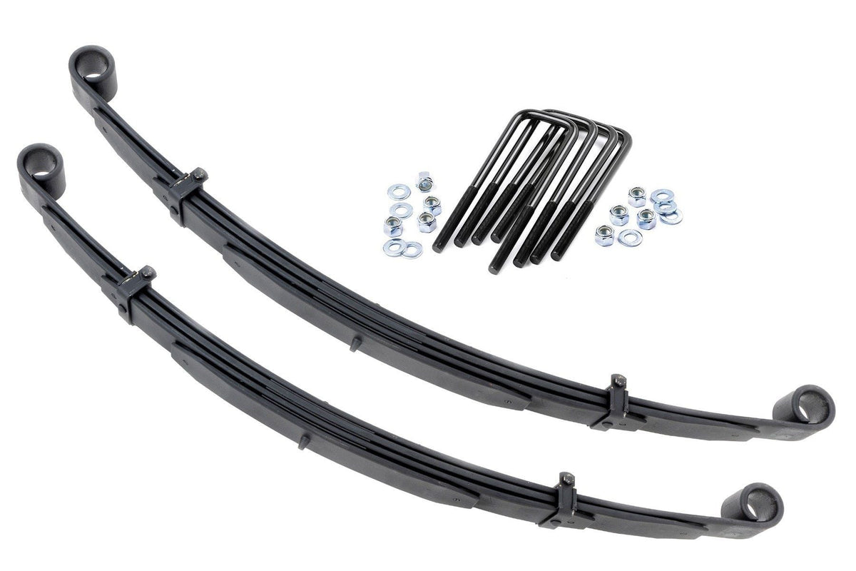 Front Leaf Springs | 4" Lift | Pair | Ford F-250 4wd (1980-1997)