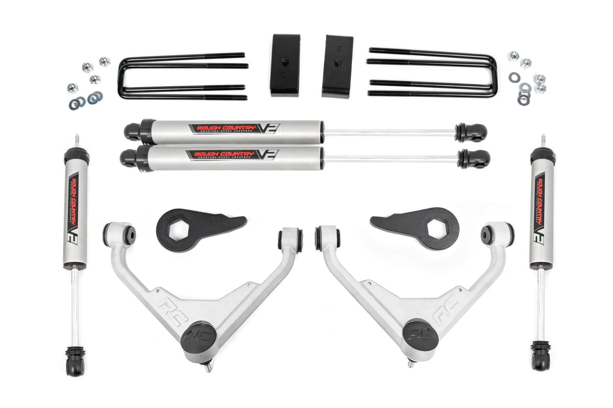 3 Inch Lift Kit | V2 | Fk/ff | Chevy/gmc 2500hd/3500hd/suburban 2500/yukon Xl 2500 (01-10)