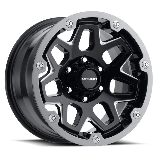 Vision Off-Road Se7en — Gloss Black Milled Spoke Gloss Black Milled Spoke