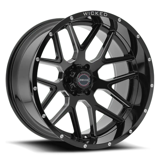 Wicked W903 — Gloss Black Milled