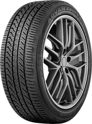 Yokohama Advan Sport A/S+ tire - official 3/4 view - ADVAN-Sport-A-S-3QL-Web.webp