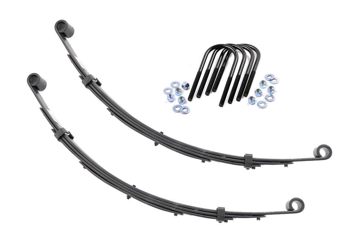 Front Leaf Springs | 3" Lift | Pair | Jeep Grand Wagoneer/j10 Truck/j20 Truck/wagoneer 4wd
