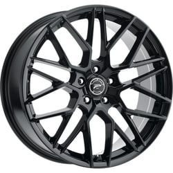 Platinum 459BK Retribution 17X8